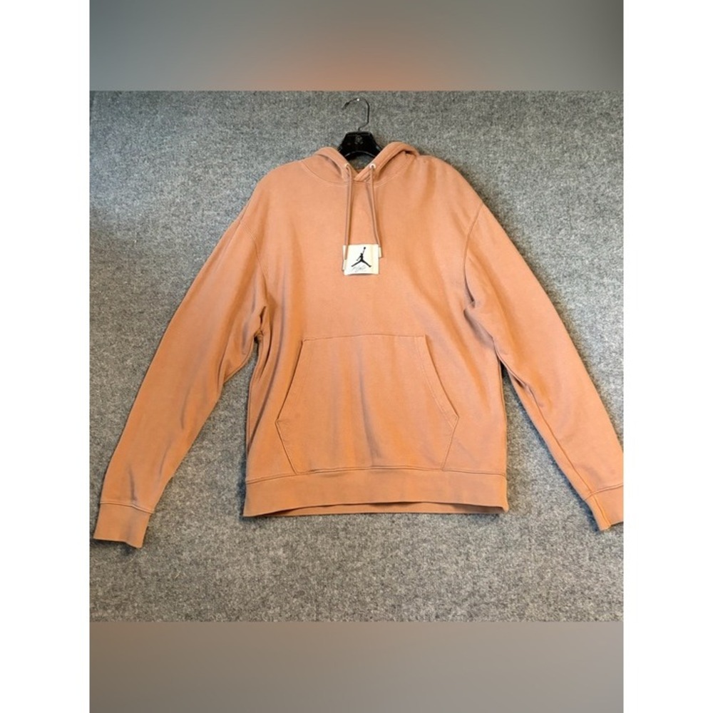 Jordan Pullover Hoodie Mens Medium Peach Tan Flight Essentials DA9816-256